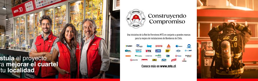 Construyendo Compromiso. Una campaña de los ferreteros de verdad para mejorar las condiciones de cuarteles de bomberos a lo largo de Chile